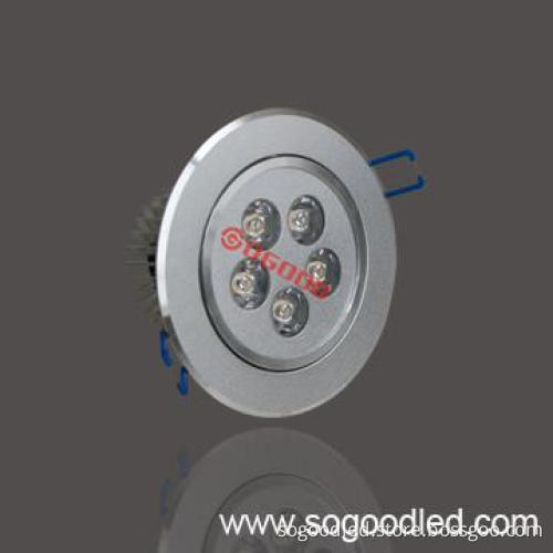 5W recessed led ceiling light with CE approval